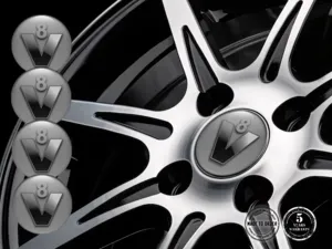 Decalcomanie su Ruote Stile Sticker Cupola Esclusive
